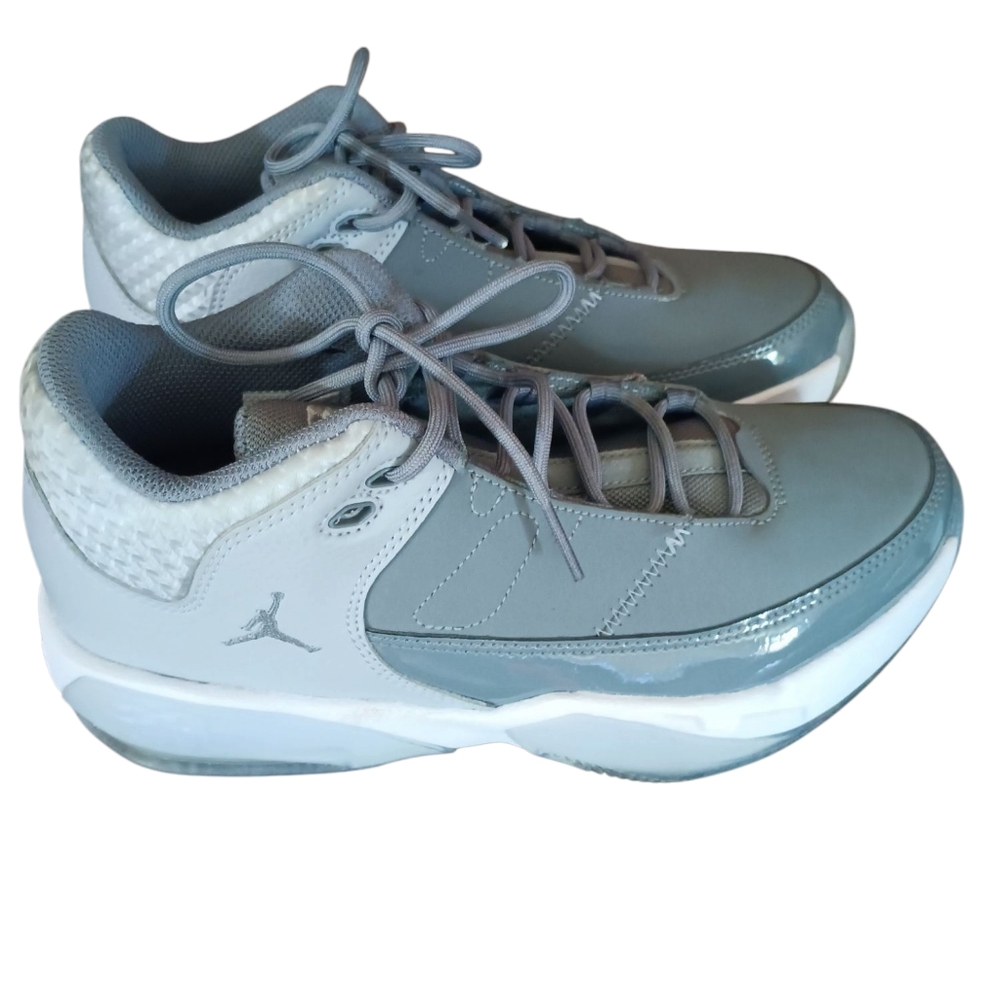 Air Jordan Gray and White Sneakers